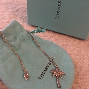 Tiffany palm tree necklace